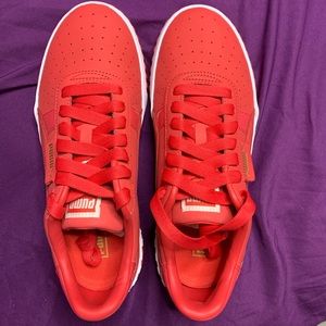 Pink Cali puma nubuck